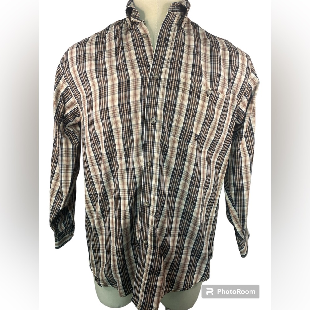 Wrangler Twenty X Long Sleeve Button Up Western Shirt Men’s Medium